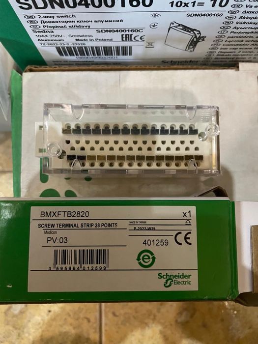 Колодка клеммная для модуля MSP BMXFTB 2820