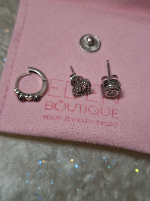 Cercei de argint 3 perechi 100 lei