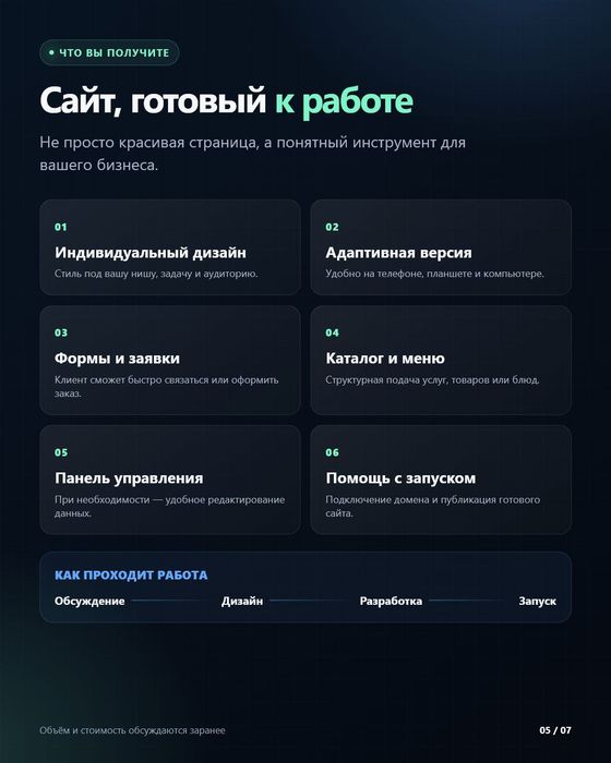 Создание сайтов под ключ