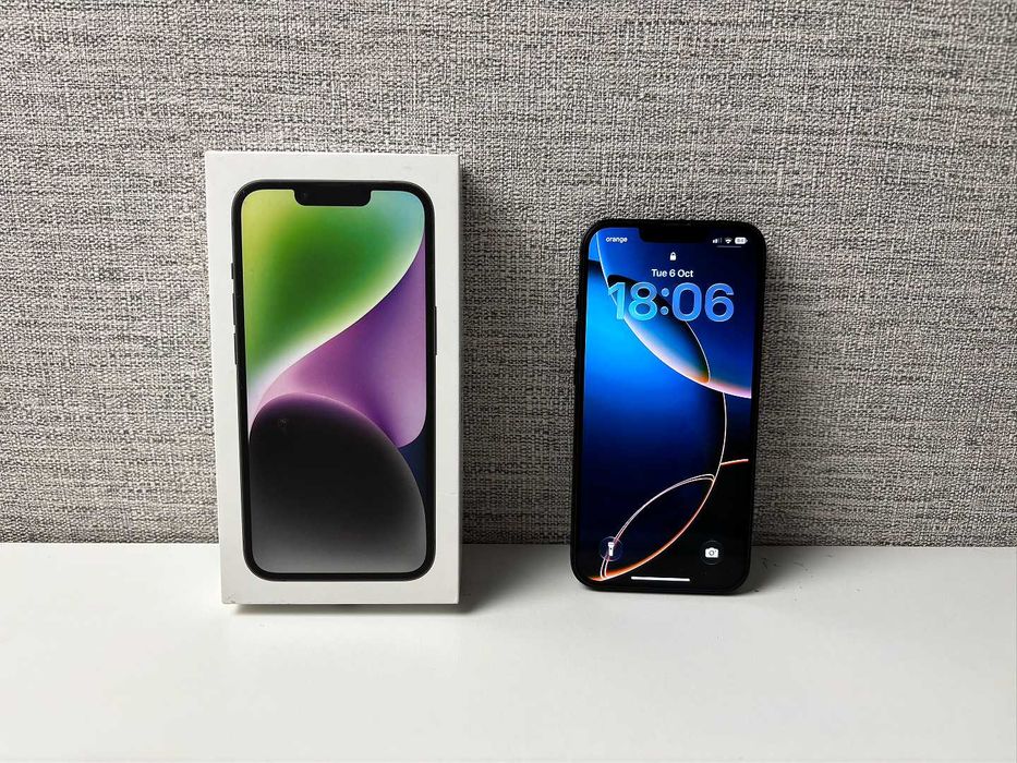 iPhone 14 Midnight 128 Gb 5G stare foarte buna la cutie