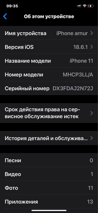 Продам айфон 11 64гб