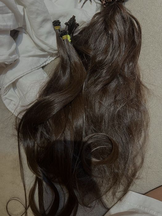 Индийска чуплива коса (естествен екстеншън)