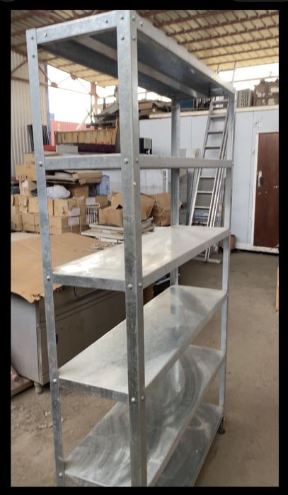 Стеллажи оцинкованные.