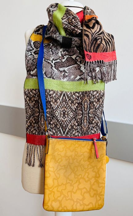 TOUS цветна интересна чанта за през рамо