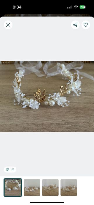 Красива тиара за коса