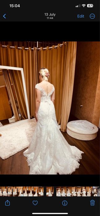 Rochie de mireasa tip sirena