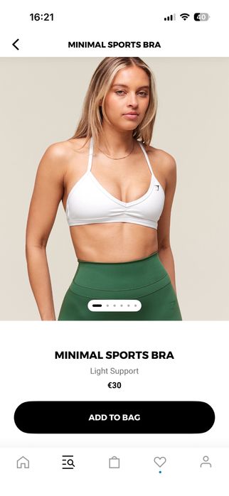 Спортно бюстие gym shark S размер