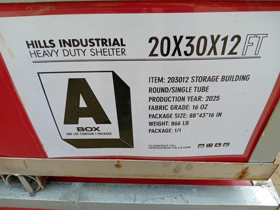 Cort industrial Nou 6 x 9 x 3.6 m