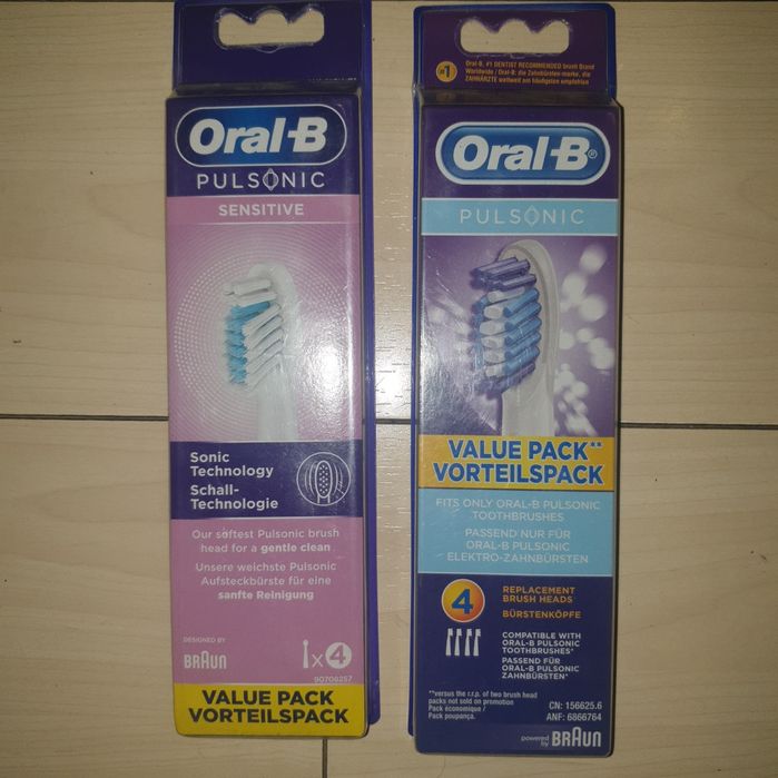 Set 4 rezerve Oral B pulsonic sigilat 
Pretul pt un set de 4 rezerve