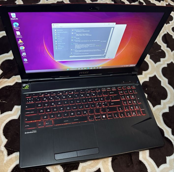 Vand laptop msi