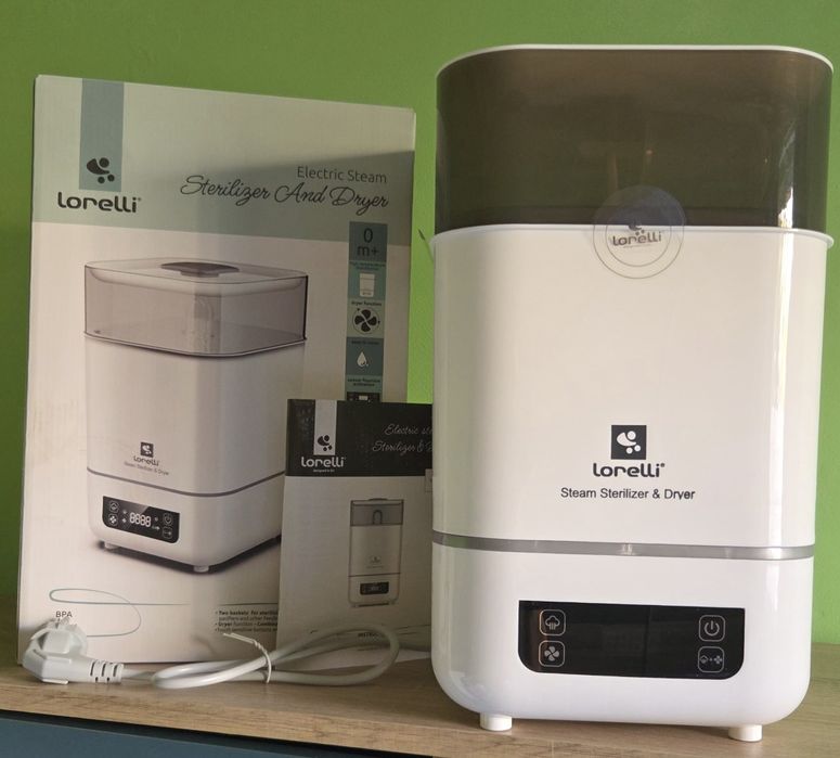 Електрически парен стерилизатор със сушилня - Lorelli