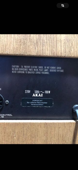 Vintige magnetofon akai gx 630