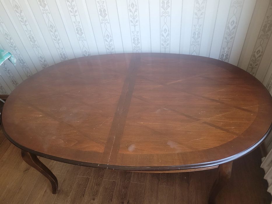 Стол деревянный с 2 вставками