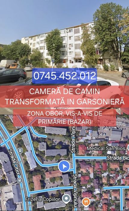 Ofer spre inchiriere camera de cămin