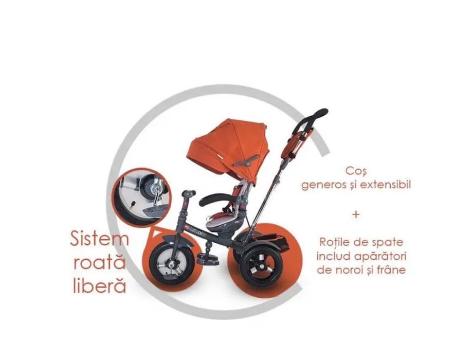 Tricicleta Coccolle Giro Plus