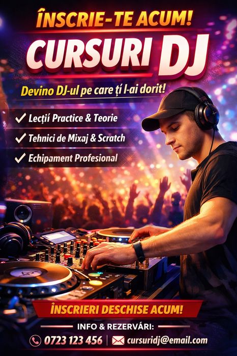 Cursuri Dj  Freddy Events Academy