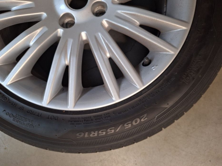 Set roti jante aliaj Fiat Bravo 2 2007-2014 205/55 R16