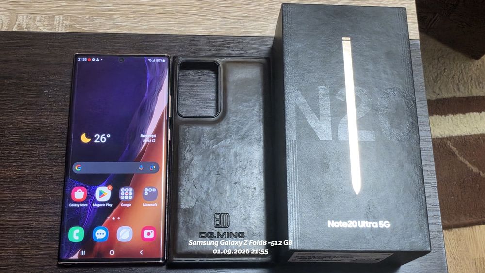 Samsung Galaxy Note 20 Ultra 5G /  256 GB / Mystic Bronze / Impecabil / Dual Sim