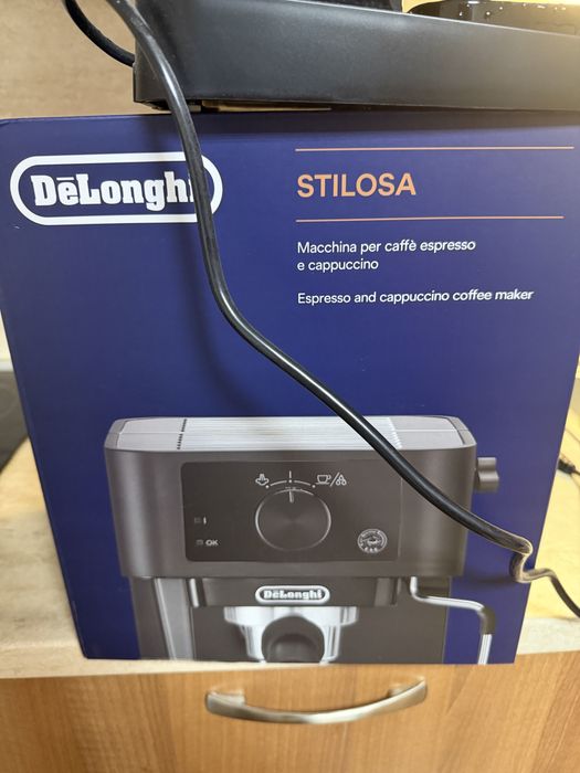 Еспресо машина DE’LONGHI Stilosa EC 235.BK, 15 bar, 1100 W, 1 л, Черен