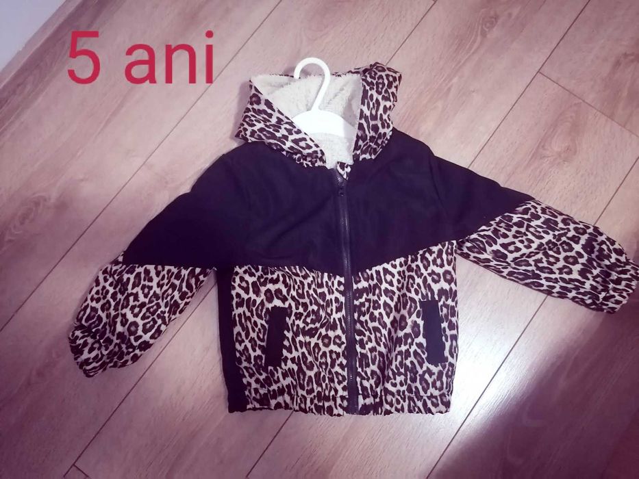 Geaca Leopard fetita