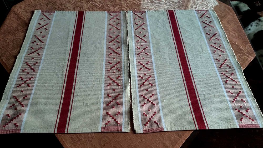 Плътни салфетки за хранене/сервиране 100% индийски памук