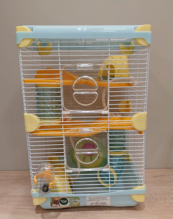 Двухэтажная клетка для грызунов 27,5×20,5×42,5см
