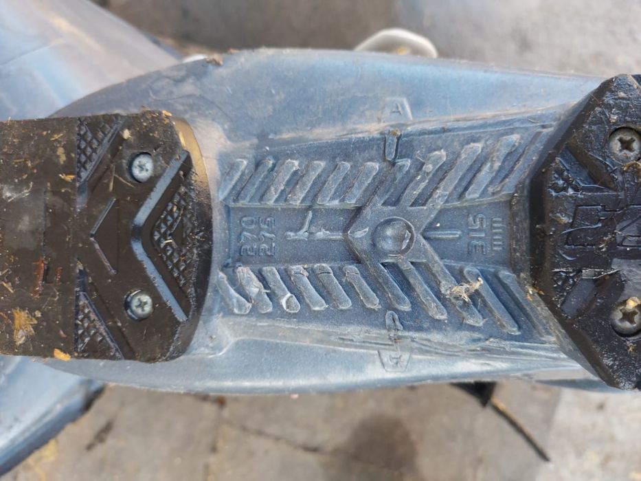 Горнолыжные ботинки и лыжи