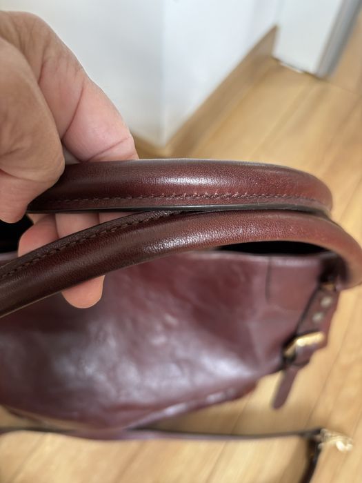 Чанта Massimo Dutti естествена кожа