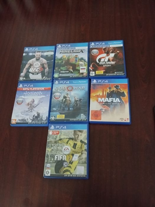 Продам игры на PS 4