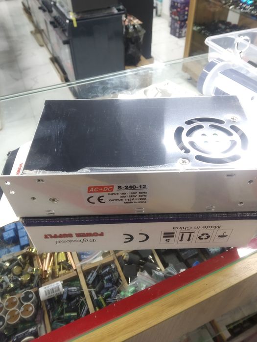 Блок питания 12в 10а для постоянного тока