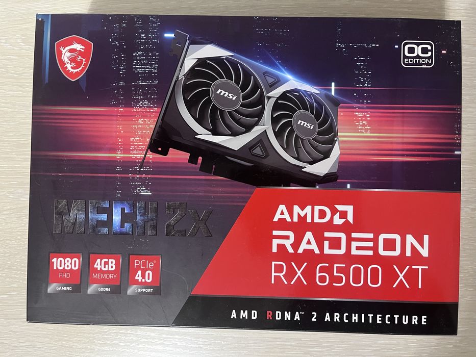 MSI AMD Radeon RX 6500 XT MECH 2X OC