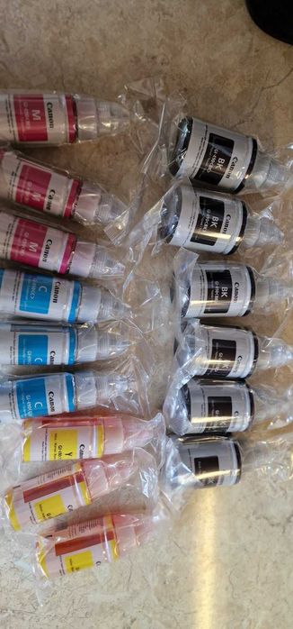 Комплект от 5 бутилки с мастило за Canon G