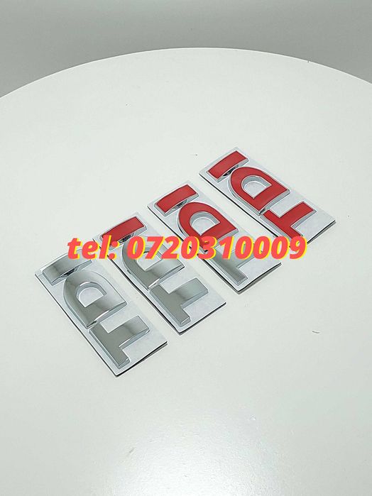 Sigla Tdi Crom Simpla Metalica Vw