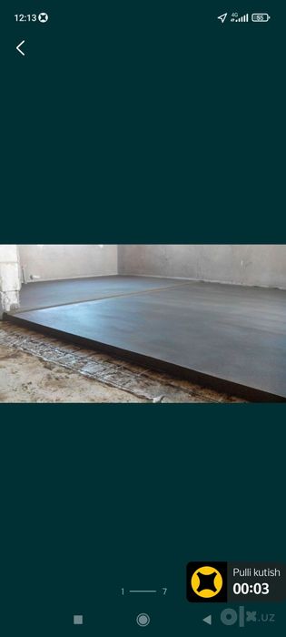 Бетон куямиз фундамент стяжка сесма регел бардюр ишимиз сифатли