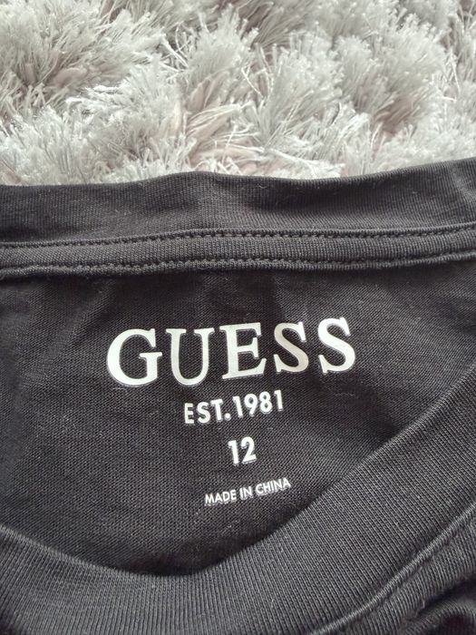 Черна детска рокля Guess
