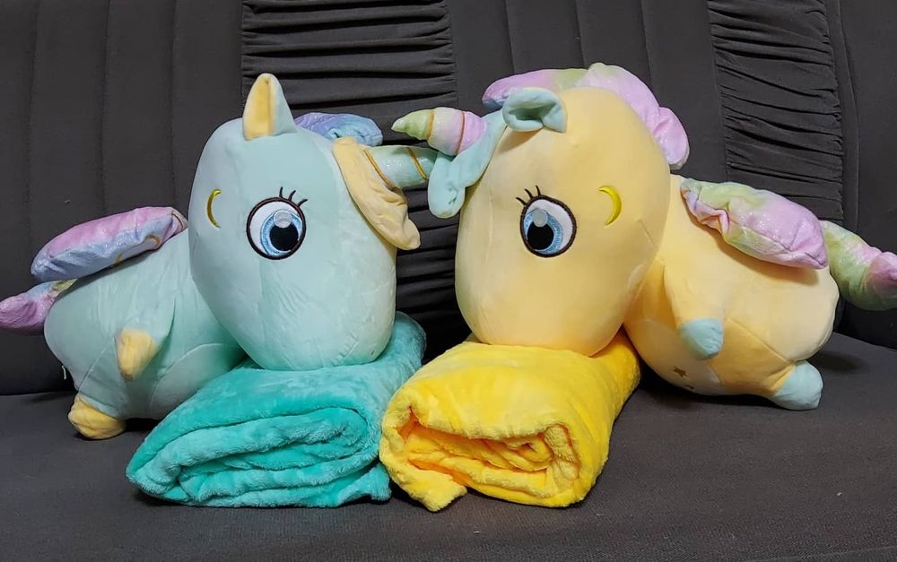 Мягкие игрушки пледы