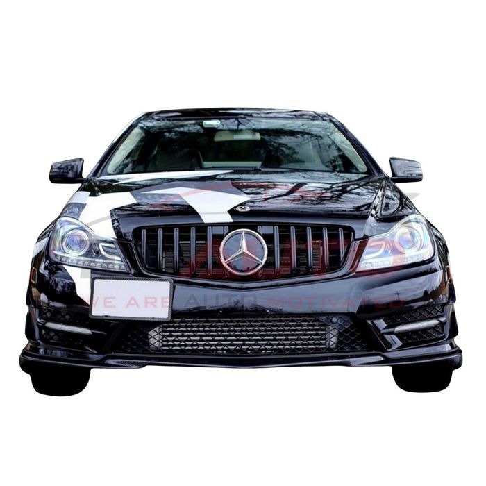 Тунинг решетка GT за Mercedes C-Class W204 (2007–2014) – черен лак
