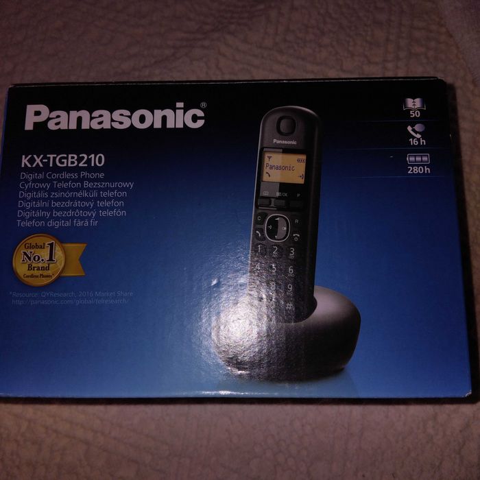 Безжичен телефонен апарат Panasonic KX-TGC210