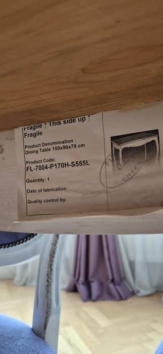 Masa dining + masuta cafea + set 6 scaune (european-heritage.com)