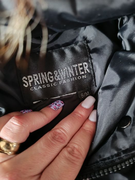 Зимно яке С/М размер с естествен пух