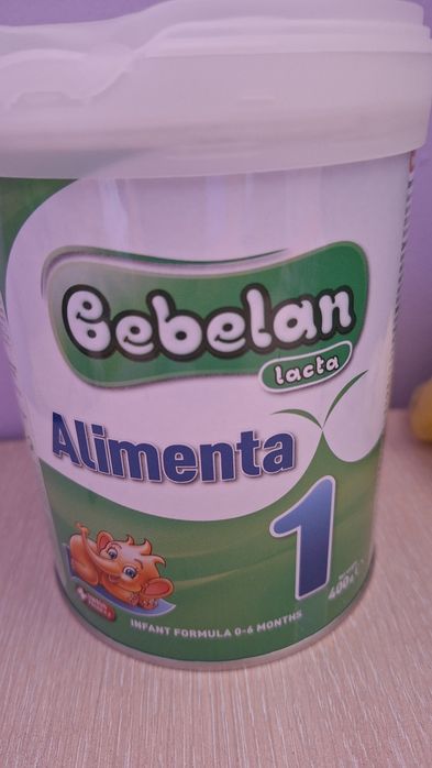 Адаптирано мляко Бебелан Alimenta 1  / 0-6 мес., 400 гр.