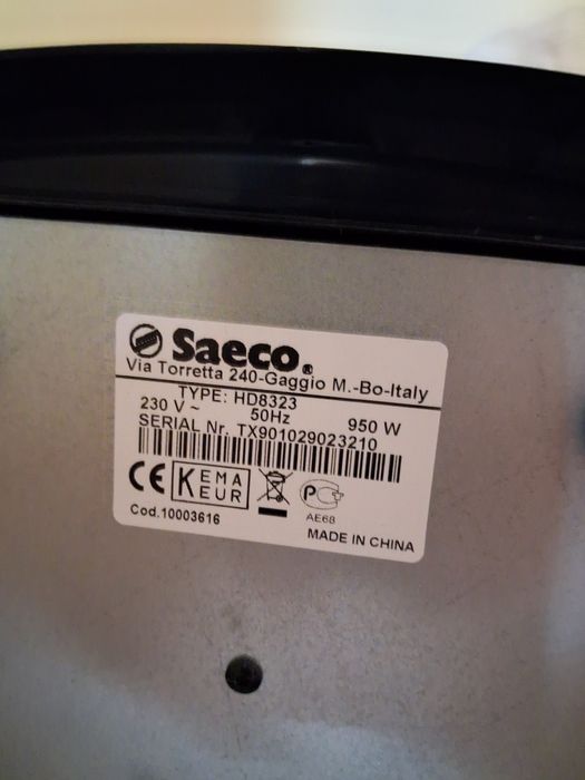 Expresor Philips saeco hd8323 defect