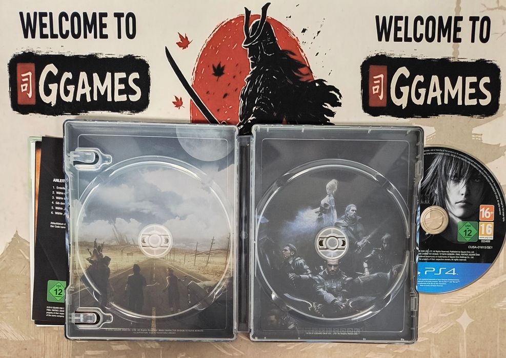 Final Fantasy 15 XV Deluxe Steelbook edition PS4