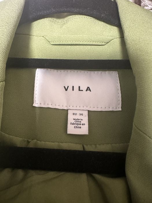 Риза-рокля Vila в зелено