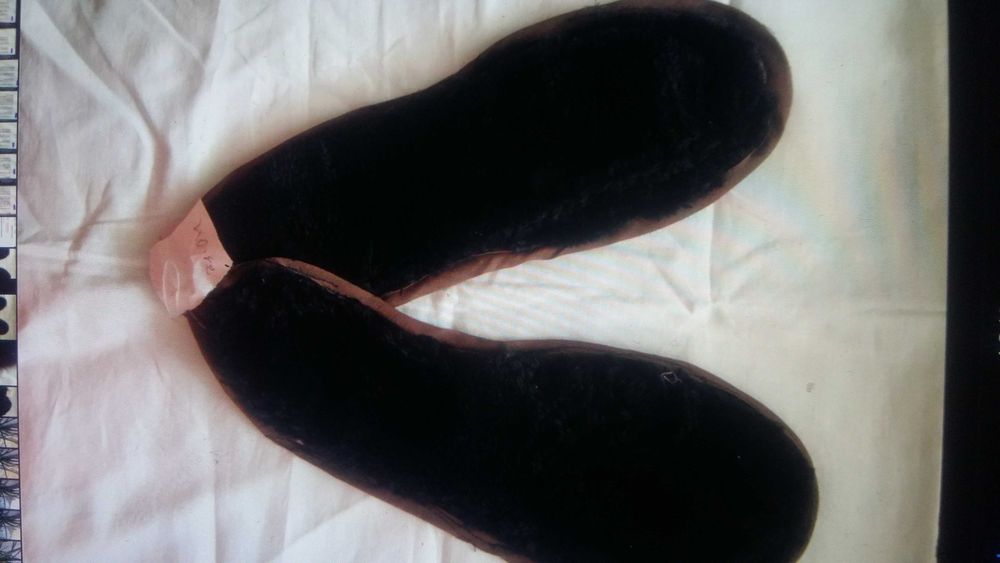 Стельки меховые теплые