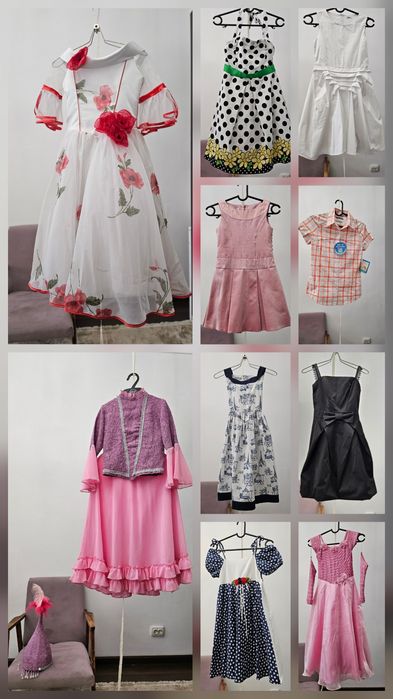 Продам платья на девочку 6-10 лет