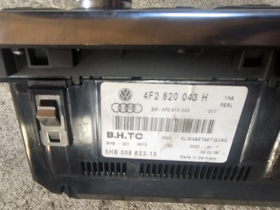 Panou climatronic AUDI A6/S6 III Saloon 4F2, C6 2004 - 2011 4F1820043H