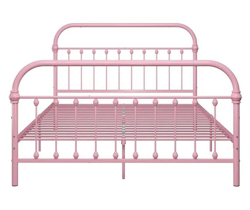 Cadru de pat, metal roz, 120x200 cm,vidaXL
