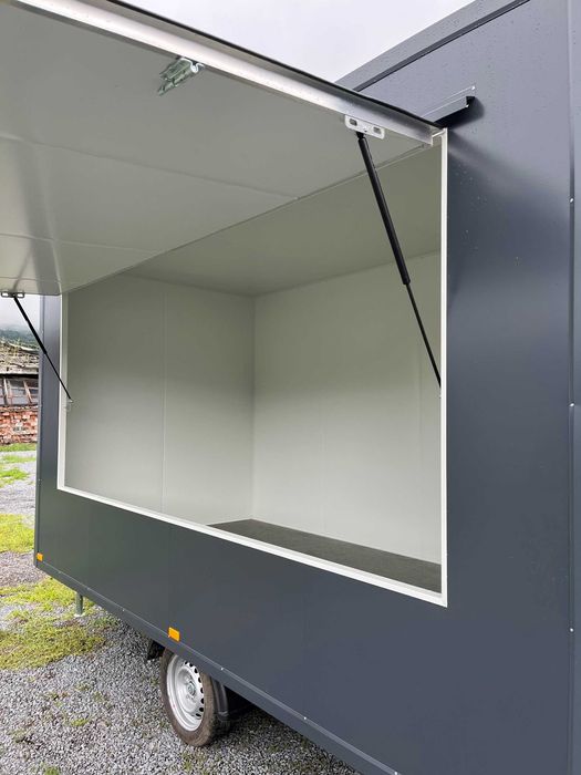 Rulota comerciala FAST FOOD, FOOD TRUCK! 4X2M ! PE STOC