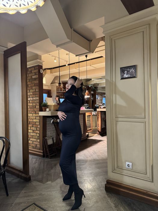 Платье синее с-м размера